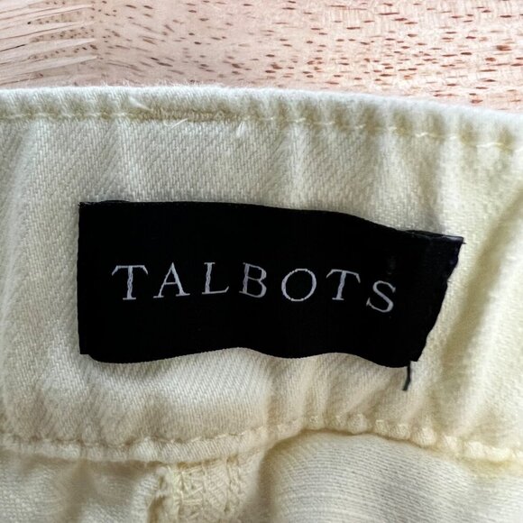 Talbots Womens Supersoft Cargo Pants High Rise Yellow Size 22W - Picture 8 of 10